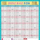 2025년을사년(청뱀)조견표 이미지