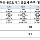 2024 동호인리그 8강 대진표 이미지