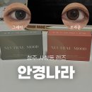 안경나라위드렌즈청주사창점, 뉴트럴무드 먼슬리 그레이와 브라운 구매 후기