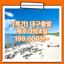 대구_특가_제주도_3박4일 #관광패키지 #석조 / 대구제주도패키지 여행사 / 대구공항