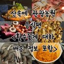 산속에 관광농원에서 먹은 캠핑요리 (제철 음식인 활수 꽃게, 활대하 구매 후기 및 활용요리)