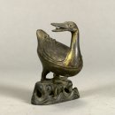 명나라·유 황금 오리 훈연로 후난성 박물관 明代 · 鎏金鸭形熏炉 이미지