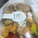 뽀빠이치킨 | 🥗 내돈내산 | 뽀빠이 가든 배달 치킨텐더 샐러드 후기