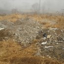 12월 21일 흙손, 시멘트 폐기물 버리기 이미지