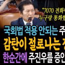 정청래의 매직! 한순간에 이해충돌 주진우를 증인으로!ㅋ "7070 전화, 누구랑 통화했어요?" 이미지