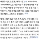 요새 많이보이는 페미니스트 란 단어의 뜻 이미지