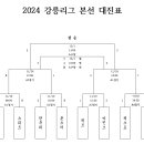 2024 강릉리그 본선 토너먼트 대진표 이미지