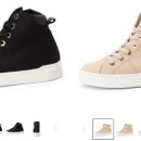 새제품 전지현 슈콤마보니 하이스니커즈 225~230 BK, BE 이미지