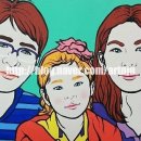 우리 가족, 팝아트 그리기 이미지