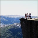 Preikestolen Pulpit Rock 절벽 위에서 ... 이미지