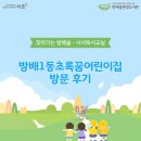 꿈에어린이집 | &lt;찾아가는 방배숲&gt; 방배1동초록꿈어린이집 방문 후기