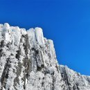 새하얀 눈과 신비로운 주상절리대의 만남 #무등산 설경❄️ 보러 떠나요. 이미지