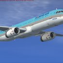 [FSX] 디폴트 Airbus A321 대한항공 고화질 가상도장 이미지