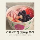 카페요아정 배달후기 양이 너모 작아여 첫주문 솔직후기 내돈내산