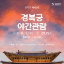 경복궁 야간개장 한복 무료입장 이미지