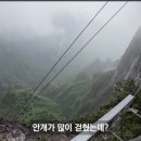 중국 장가계 1500m 하늘사다리 체험해본 유튜버 이미지