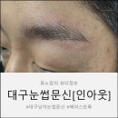 인아웃 | 요즘 대세 결 살리는 대구눈썹문신, 칠성동 "인아웃" 방문후기