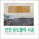 도원보조기 | 시각장애인 안전보행 유도 매립형점자타일 설치