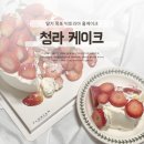 카페폭포 | 청라 케이크 주문제작 후기, 딸기 폭포 빅토리아 홀케이크｜꽃집 카페 플로리안