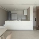 센텀 이-편한세상 | 해운대 센텀 이편한세상 34평 인테리어 | ㄷ자 세라믹 주방 화이트 미니멀 시공
