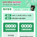 2025 연화지 벚꽃 페스타 이미지