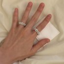 아브릴(Abril) | [아브릴] Silver Blossom Ring 내돈내산 포인트 비즈반지