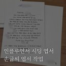 손글씨 캘리그라피 | 인플루언서 시딩엽서 100장 캘리그라피 손글씨 작업 후기