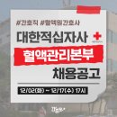 대한적십자사인천지사(혈액원) | 혈액원간호사 채용 - 대한적십자사 혈액관리본부 채용! 2026년 간호직 채용공고 및 간호사 자소서 항목