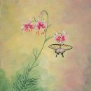 화가와 꽃 이미지