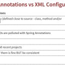 Annotations vs XML Configuration 이미지