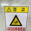 추락주의 이미지