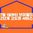 7월 1일부터 브이월드 2단계 고도화 서비스 이미지