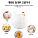 전자렌지사용귀여운 닭 미니찜기 직강인에게 딱맞는 찜기 개당 15,000원 이미지