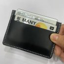 가죽공예 목걸이 카드집 만들기 | DIY 가죽공예 모먼트키트 소가죽 투포켓 카드지갑만들기