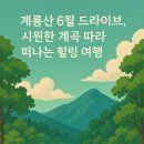 계룡산 6월 드라이브, 시원한 계곡 따라 떠나는 힐링 여행