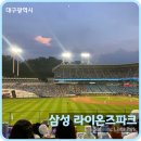 야구전설로 | 대구 야구장 삼성라이온즈 좌석후기와 먹거리,주차장 꿀팁
