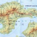 사량도지리산 등산지도 ,등산코스,산행지도, 산행코스(통영) 이미지