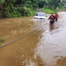 폭우에 긴급 대피한 전주 진기마을 주민들 이미지