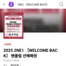 2025 2NE1 CONCERT ［WELCOME BACK］ ENCORE IN SEOUL 후기
