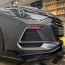 제이아이모터스 | 아반떼 스포츠 프론트 립 &amp; 헤드라이트 아이라인 시공 후기｜포그램프 90년대 감성 필름 작업