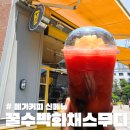 꿀수박화채스무디 메가커피 신메뉴 솔직후기