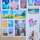 자연을 담은 오일파스텔 이미지