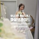 젊은날의수채화 | 천안 웨딩.본식드레스 불당동 마샬브라이드 비즈.오간자 실크드레스 피팅후기