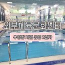 와부도서관 | 수영일기_와부 체육 문화센터 수영장(공사 후 시범 운영 2일차)
