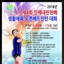 제4회 인제내린천배 생활체육 오픈배드민턴대회 요강 이미지