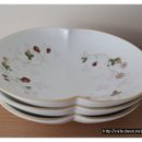 [WEDGWOOD WILD SRRAWBERRY ] 웨지우드 와일드 스트로베리 다과 접시 이미지