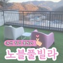학산빌라 A동 좌측 | 겨울에도 힐링할 수 있는 춘천 풀빌라 펜션 노블풀빌라 A동 104호 후기
