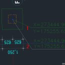 [LISP] XY 좌표 표기시 지시선 위치를 바꾸고 싶습니다. 이미지