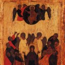 [이콘] 예수의 승천. 루블레프 화파.15세기.러시아.﻿ 이미지