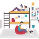 경상도 지역 대학교 한달 기숙사비 및 학생수